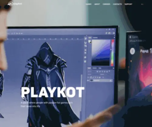 Playkot.com(Making games) Screenshot
