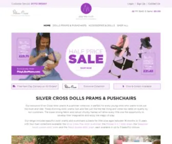 Playlikemum.com(The exclusive 5* rated collection of Silver Cross dolls' prams and pushchairs has launched) Screenshot