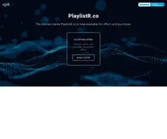 Playlistr.co(Solutions for Decorating Your Dream Home) Screenshot