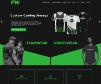 Playmakerswanted.com(Custom Esports Jerseys) Screenshot