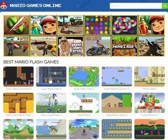 Playmariogames.com(Mario Games) Screenshot