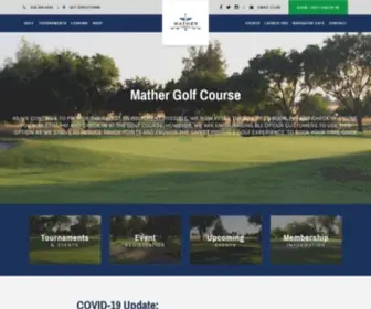 Playmather.com(Mather Golf Course) Screenshot