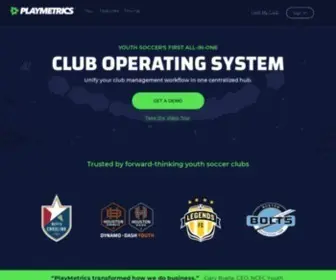 Playmetrics.com(PlayMetrics) Screenshot