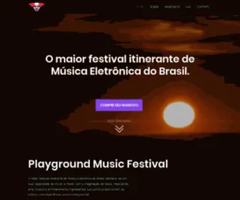 Playmf.com.br(Playground Music Festival) Screenshot