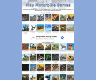 Playmotorbikegames.com(Motorbike Games) Screenshot