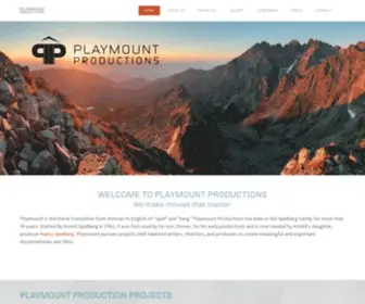 Playmountproductions.com(Playmount Productions) Screenshot