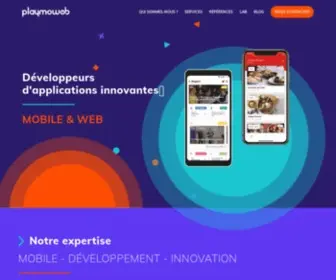 Playmoweb.com(Agence web et mobile à Angers) Screenshot