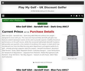 Playmygolf.co.uk(Golf Sale) Screenshot