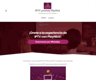 Playnick.info(Contrate Servicio IPTV Premium) Screenshot