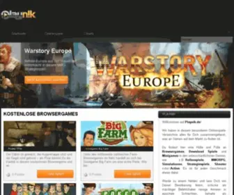 Playnik.de(Kostenlose Onlinespiele und Browsergames) Screenshot