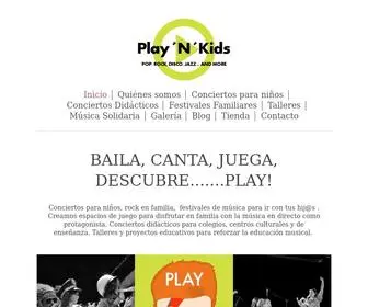 Playnkids.com(Festivales y Conciertos de pop) Screenshot