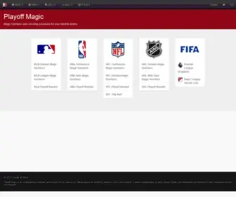 Playoffmagic.com(Playoff Magic) Screenshot