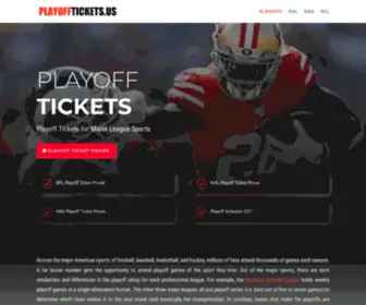 Playofftickets.us(Playoff Tickets) Screenshot