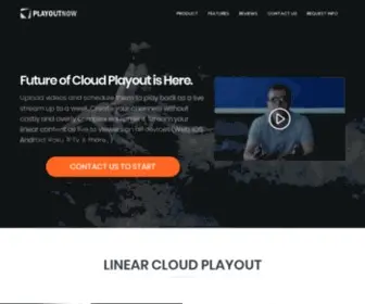 Playoutnow.com(Create Your LIVE Channel) Screenshot