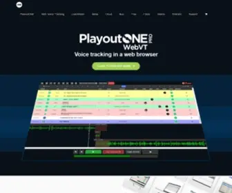 Playoutone.com(Radio station automation software) Screenshot