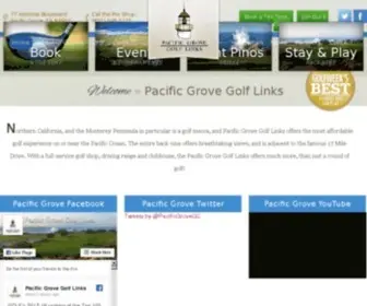 PlaypacificGrove.com(Pacific Grove Golf Links) Screenshot