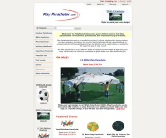 Playparachutes.com(Play Parachutes) Screenshot