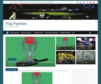 Playpavilion.com(Popular Sports' News) Screenshot