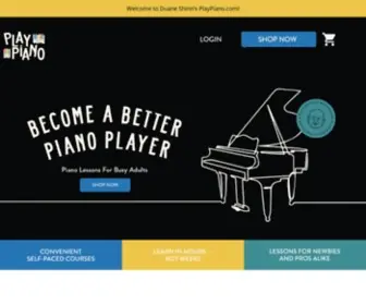 Playpiano.com(Home) Screenshot
