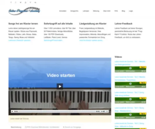Playpiano.de(Klavier lernen) Screenshot