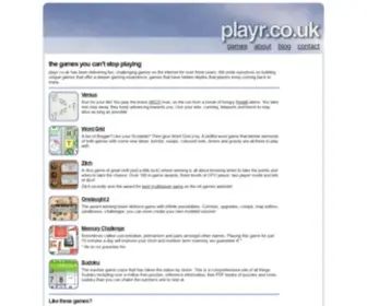 Playr.co.uk(Playr) Screenshot