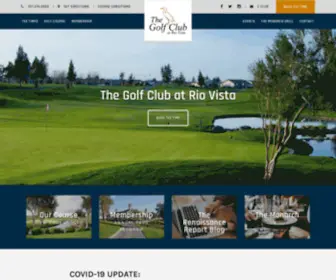 Playriovista.com(The Golf Club at Rio Vista) Screenshot