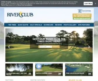 Playriverclub.com(River Club Golf) Screenshot