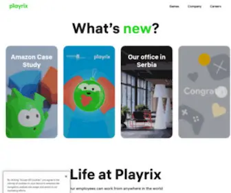 Playrix.com(Playrix) Screenshot