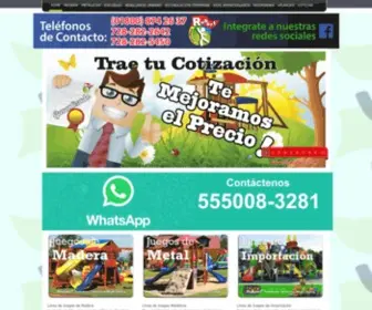 Playrubert.com(Rubert mobiliario urbano y juegos infantiles para exterior) Screenshot