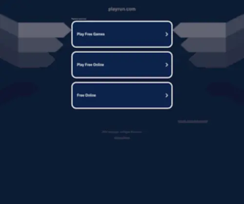 Playrun.com(playrun) Screenshot