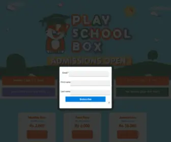 Playschoolbox.com(PlaySchoolBox) Screenshot