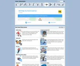 Playskiinggames.com(Play Skiing Games) Screenshot
