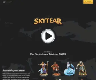 Playskytear.com(The Card) Screenshot