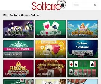 Playsolitairegames.com(Play Solitaire Games) Screenshot