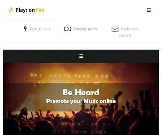 Playsonfire.com(Plays on fire) Screenshot