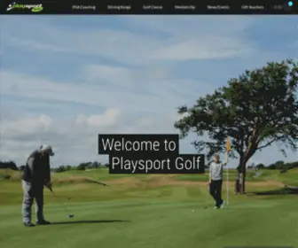 Playsportgolf.co.uk(Golf Course & PGA Coaching Centre) Screenshot