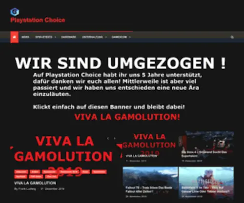 Playstation-Choice.de(Playstation Choice) Screenshot