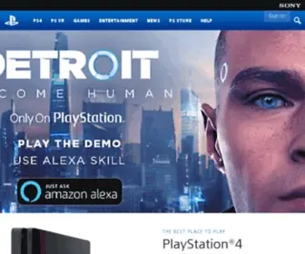 Playstation.ca(PlayStation® Official Site) Screenshot