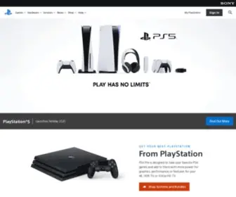 Playstation.pl(Officiële PlayStation®) Screenshot