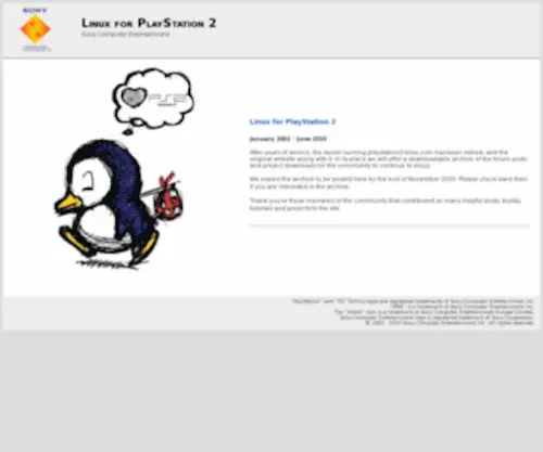 Playstation2-Linux.com(Playstation2 Linux) Screenshot