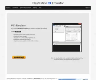 Playstation3Emulator.net(PlayStation 3 Emulator) Screenshot