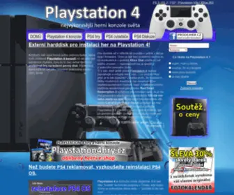 Playstation4Konzole.cz(Playstation 4) Screenshot