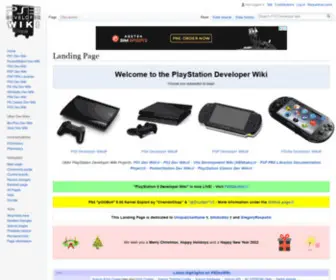 Playstationdev.wiki(Playstation Development Wiki) Screenshot