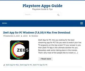 PlayStoreinfo.com(Playstore Apps Guide) Screenshot