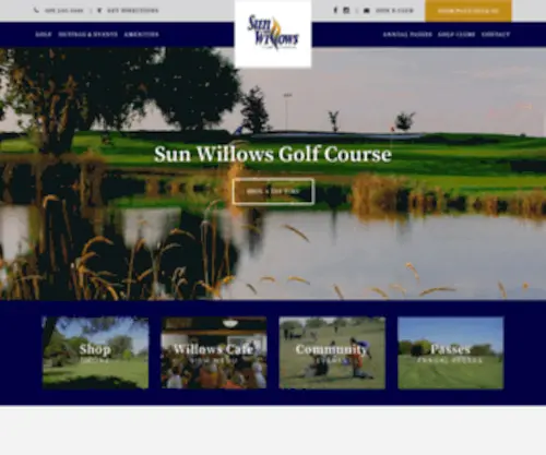 Playsunwillows.com(Sun Willows Golf Course) Screenshot