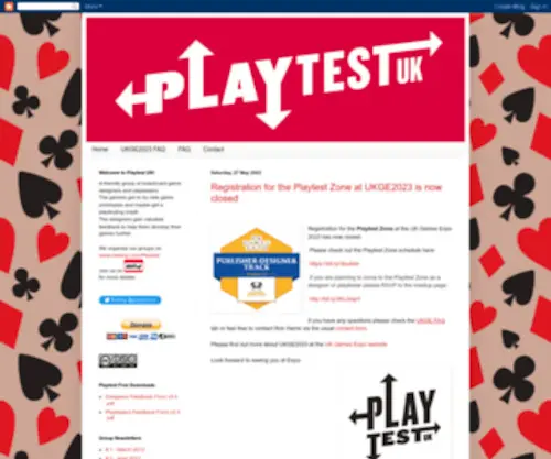 Playtest.co.uk(Playtest UK) Screenshot