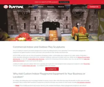 Playtime.com(Commercial Indoor Playground Sculpture Manufacturers) Screenshot