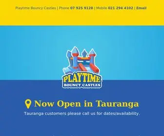 Playtimebouncycastles.co.nz(Party Hire) Screenshot