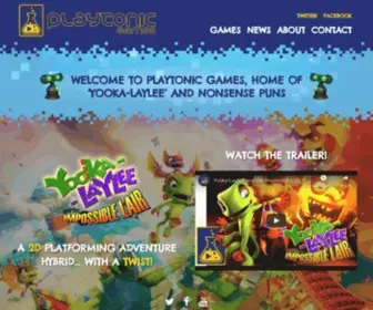 PlaytonicGames.com(Playtonic Games) Screenshot