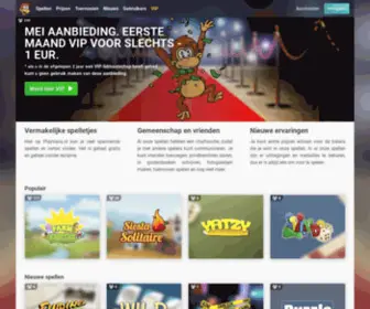 Playtopia.nl(Bent u ook gek op gratis spellen) Screenshot